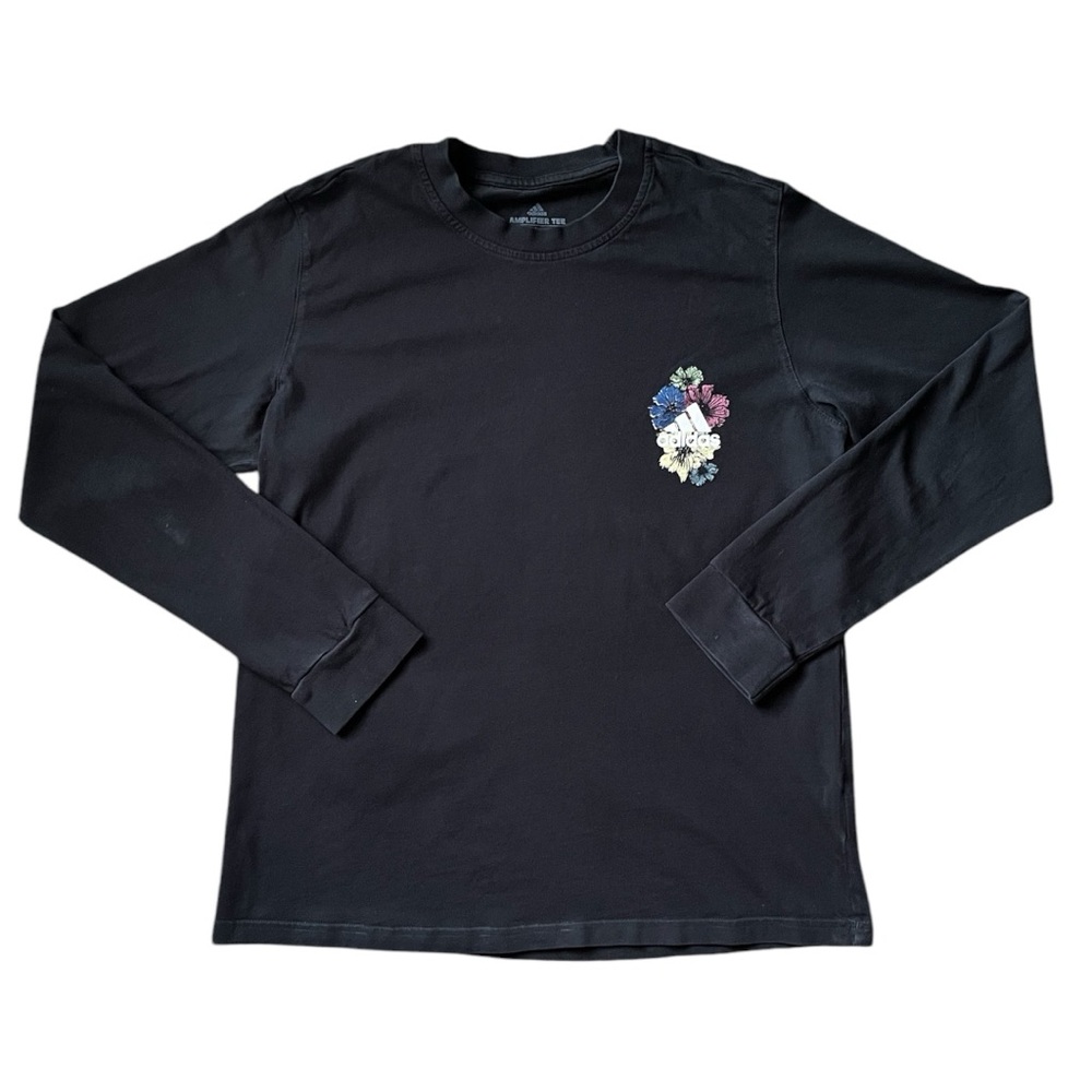 Adidas Black Amplifier Floral Tee